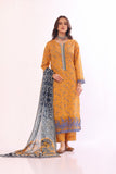 Ocher 3PCs Lawn Embroidered