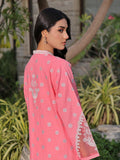 1Pc Embroidered Pret Kurti Dobby Peach - OWEKT-2401055